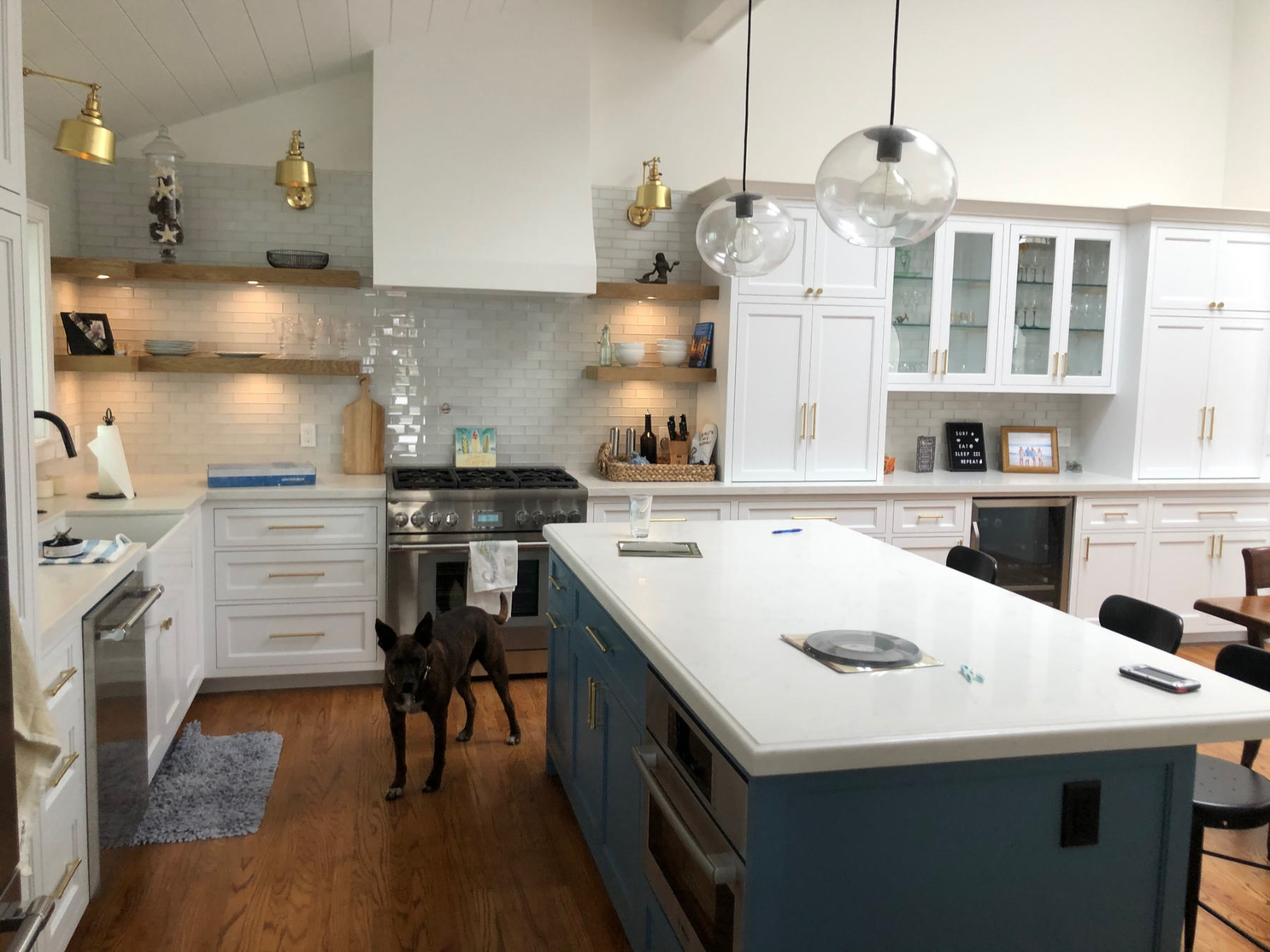 A structural kitchen transformation.